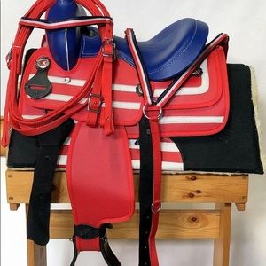 Captain America Synthetic Saddle 13.5”